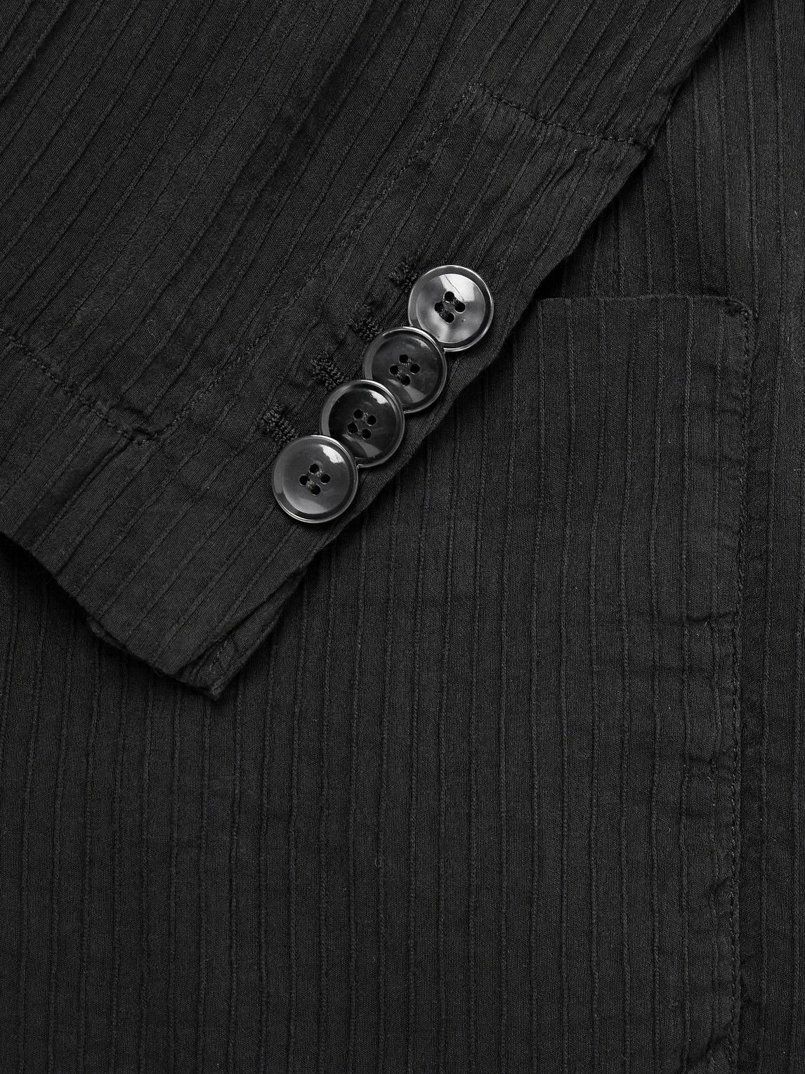 Barena - Rizzo Grao Textured Woven Blazer - Black