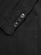 Barena - Rizzo Grao Textured Woven Blazer - Black