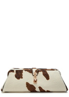 Gabriela Hearst Paola Cow-print Calf-hair Clutch - Brown - One Size