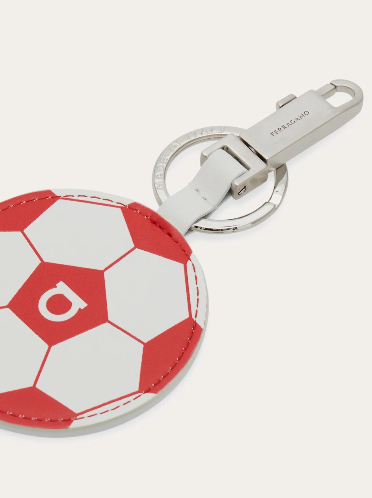 Ferragamo Mens Keychain - Citymatch Capsule in Red