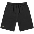 Lacoste Men's Classic Logo Sweat Short in Black