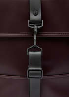 Rains Mini Rubberised Backpack - Burgundy - One Size