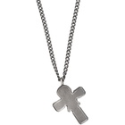 Julius Silver Cross Necklace