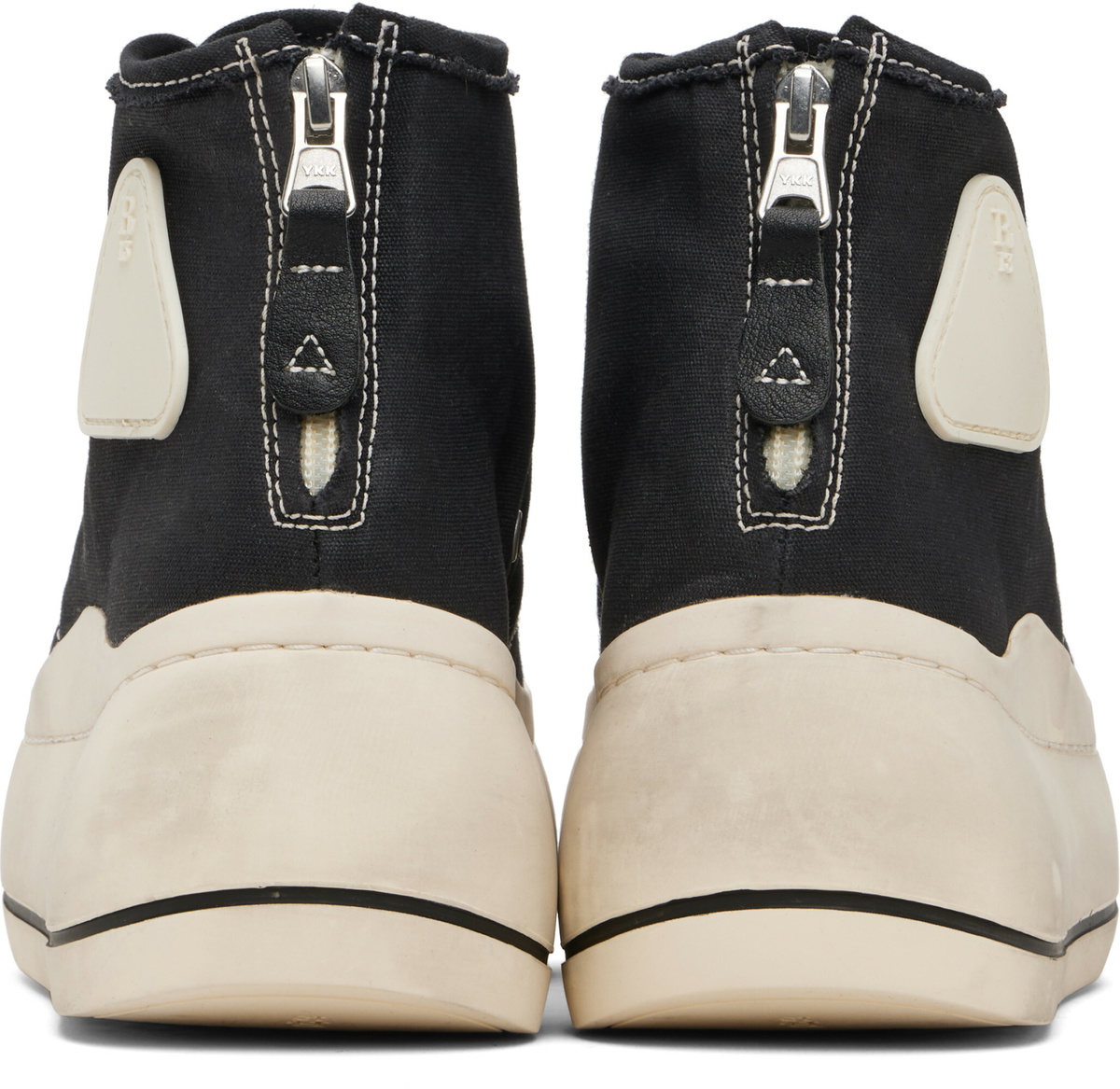 R13 Black Kurt High Top Sneakers
