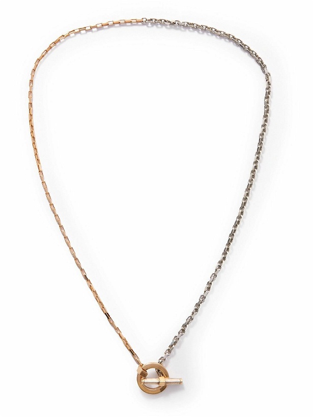 Photo: Bottega Veneta - Sterling Silver and Gold-Plated Necklace