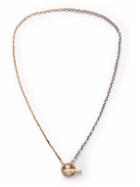 Bottega Veneta - Sterling Silver and Gold-Plated Necklace