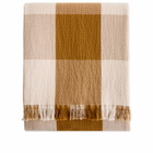 Pendleton Fringed Cotton Throw in Bock Plaid/Ochre 