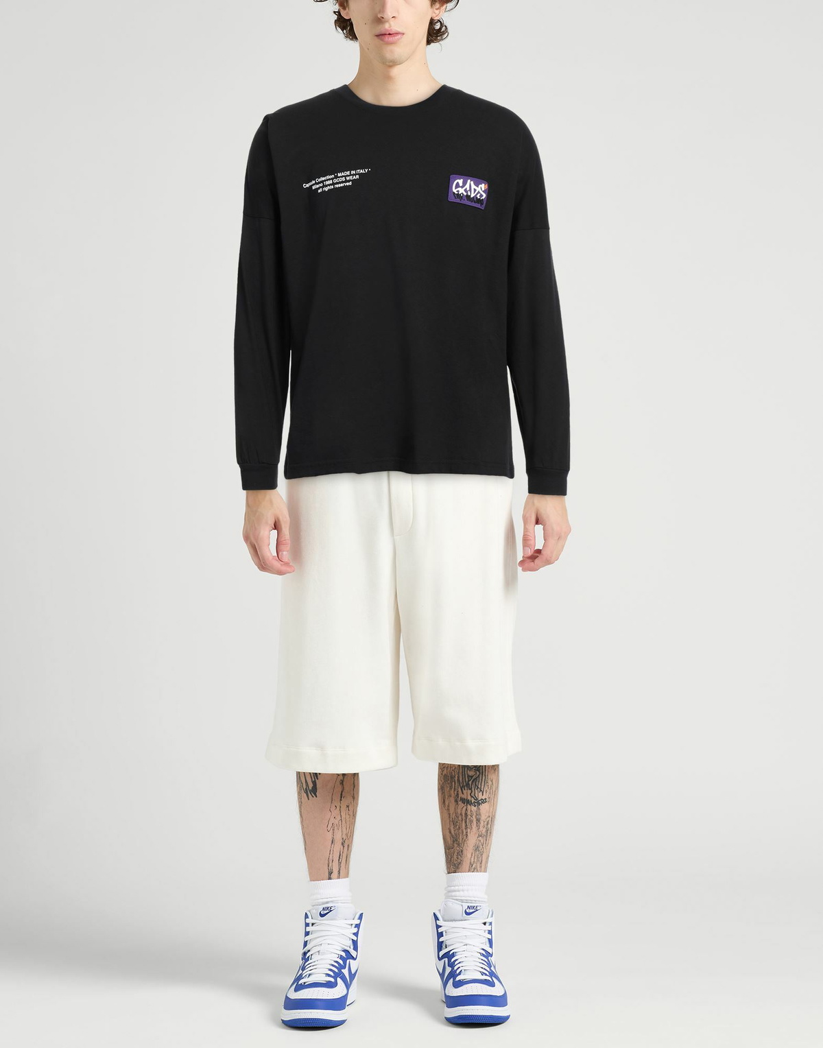 Gcds Mens T-shirt in Black