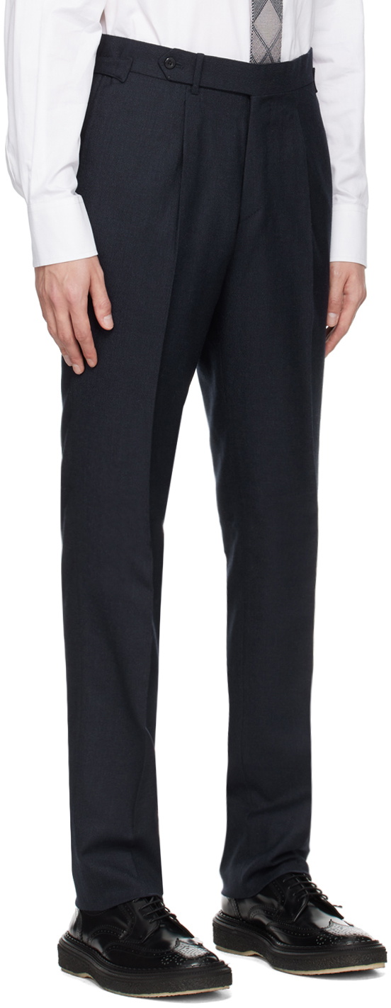 Ring Jacket Navy Tropical Wool Suit