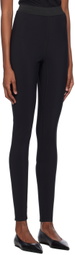 WARDROBE.NYC Black Zip Leggings