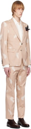 Dries Van Noten Pink Leaf Suit