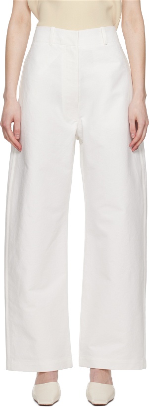 Photo: Arch The White Relaxed-Fit Trousers