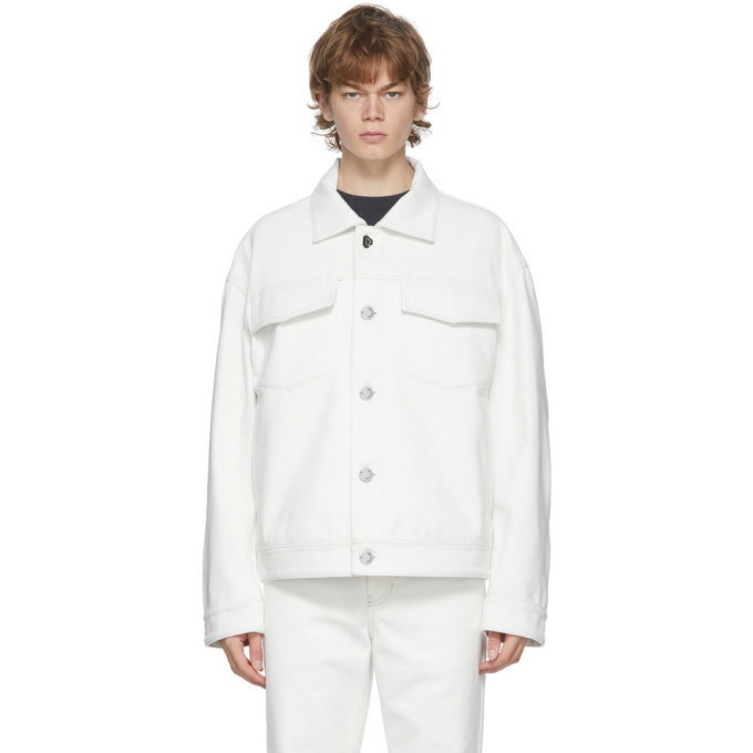 Photo: Acne Studios Off-White Canvas Jacket