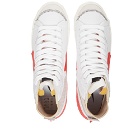 Nike Men's Blazer Mid '77 Jumbo Sneakers in White/Red/Black/Orange