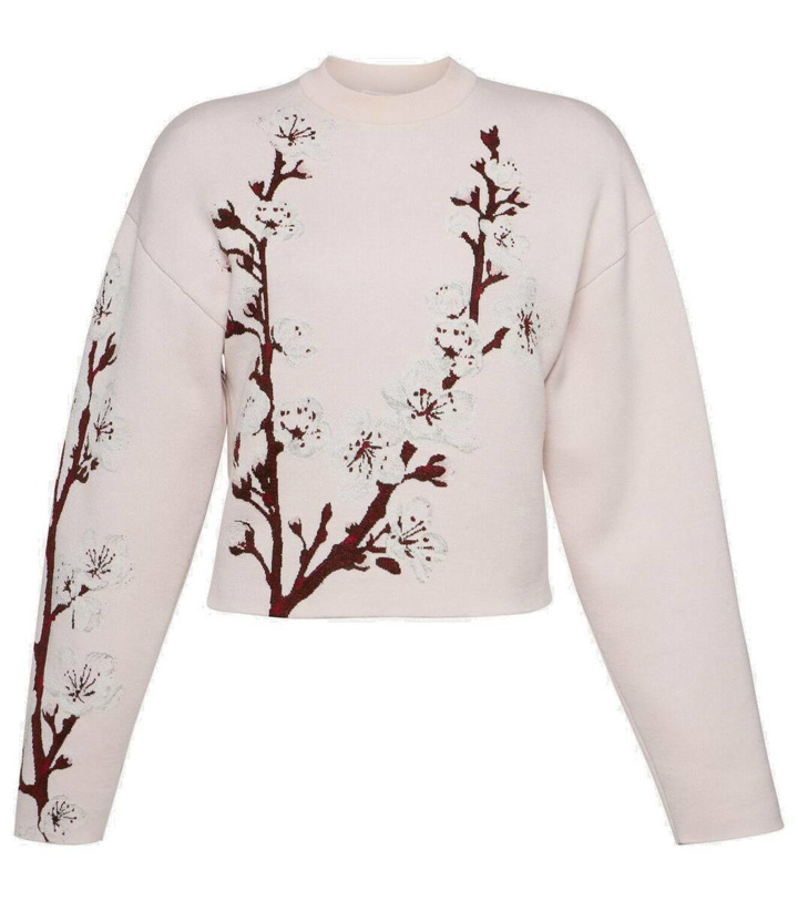 Photo: Alexander McQueen Floral jacquard wool and silk sweater