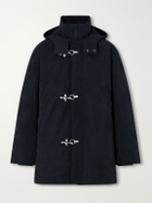 A Kind Of Guise - Isaba Padded Cotton, Wool and Mohair-Trimmed Canvas Parka - Black