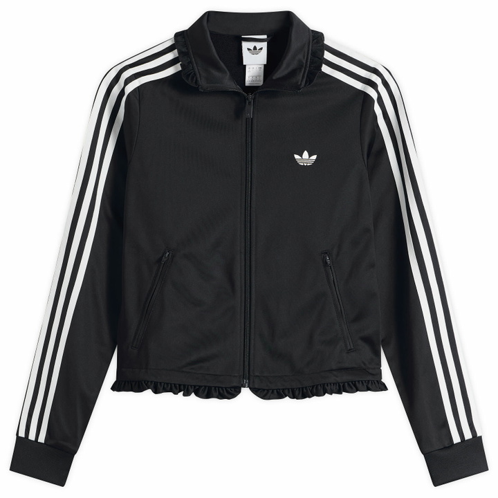 Photo: Adidas Women's Pleated Firebird Track Top in Black