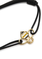Aliita Bee Brillante Cord Bracelet - Yellow - One Size