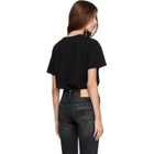 R13 Black 'High On Life' Boy T-shirt