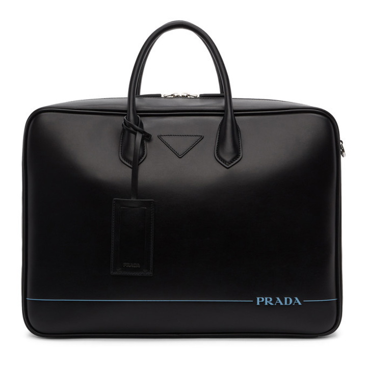 Photo: Prada Black Stripe Briefcase