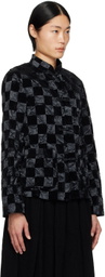 Black Comme des Garçons Black Check Jacket