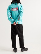 The North Face - TAE Logo-Appliquéd Shell-Trimmed Fleece Jacket - Blue