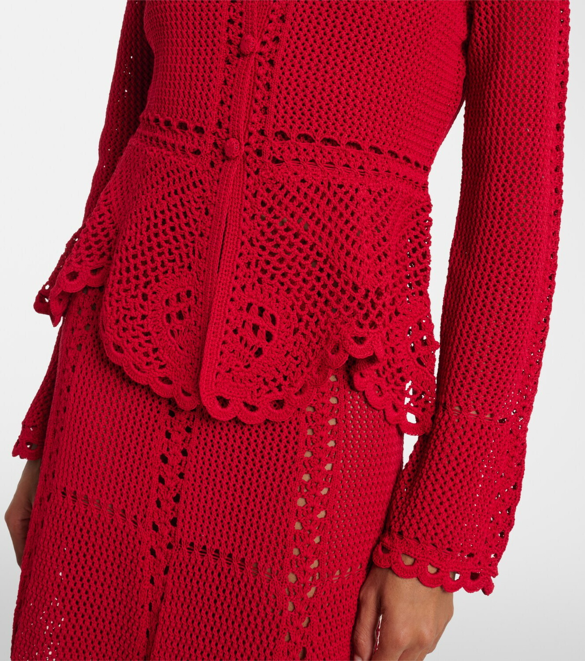 Erdem Crochet cotton cardigan