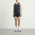Adidas Men's Adizero Singlet Vest in Carbon/Black