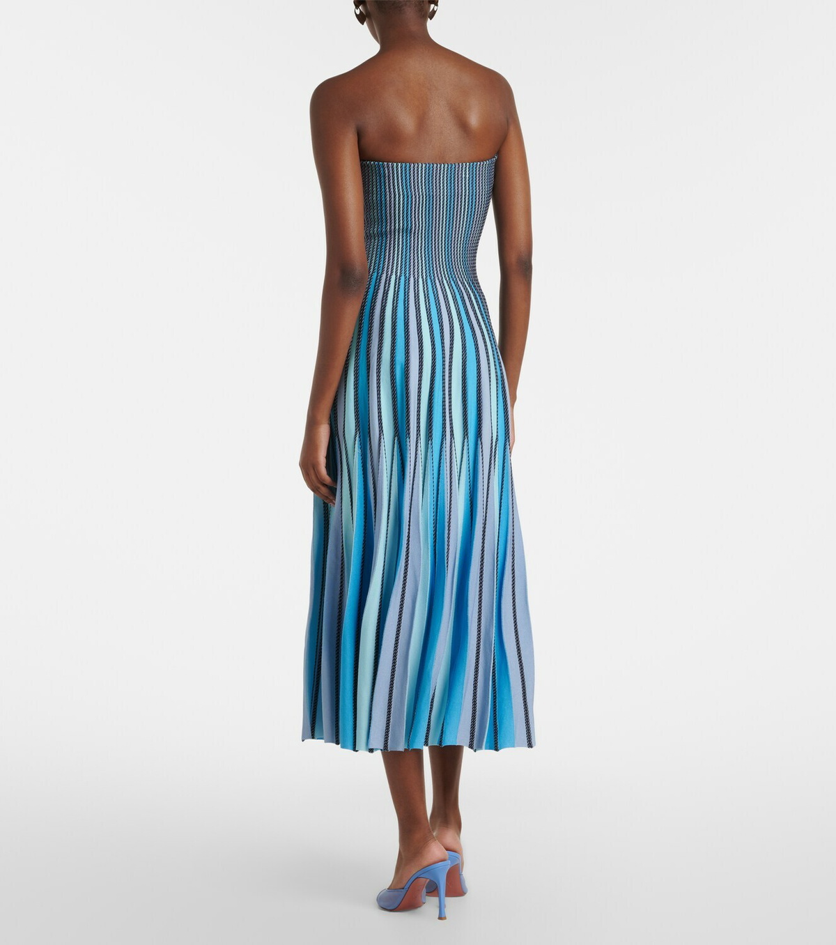 Simkhai Soleil striped midi dress