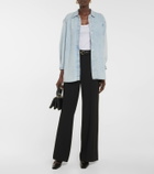 Frame - Beach oversized denim shirt