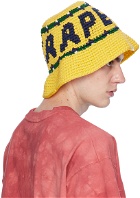 AAPE by A Bathing Ape Yellow Acrylic Bucket Hat