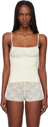 Fruity Booty Off-White Meringue Tank Top