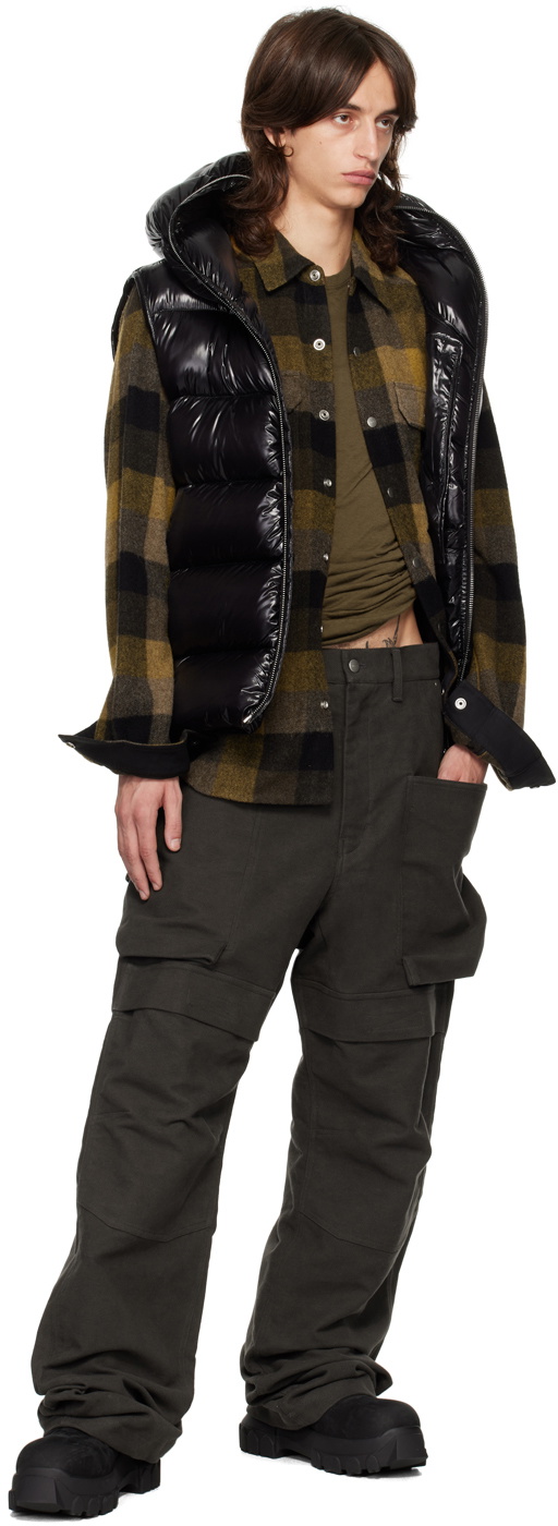 Rick Owens Black Porterville Sealed Down Vest Rick Owens