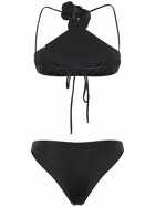 PHILOSOPHY DI LORENZO SERAFINI Bikini Set with Rose Appliqué