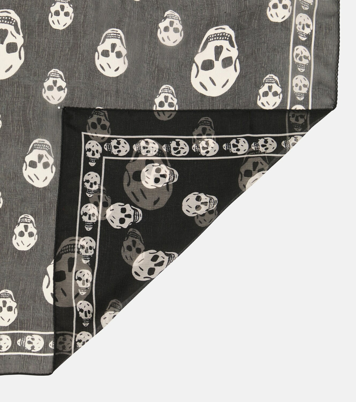 Alexander McQueen Printed silk scarf Alexander McQueen