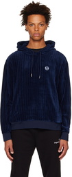 Sergio Tacchini Navy Embroidered Hoodie