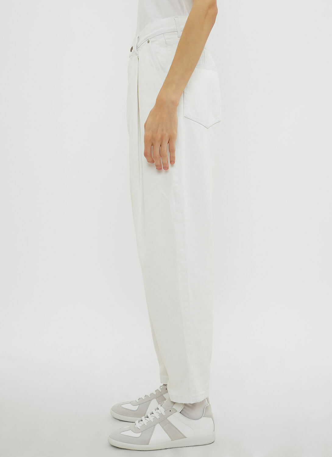 Hed Mayner Pleated Jeans