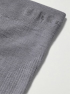 Falke - Printed Virgin Wool-Blend Ski Tights - Gray