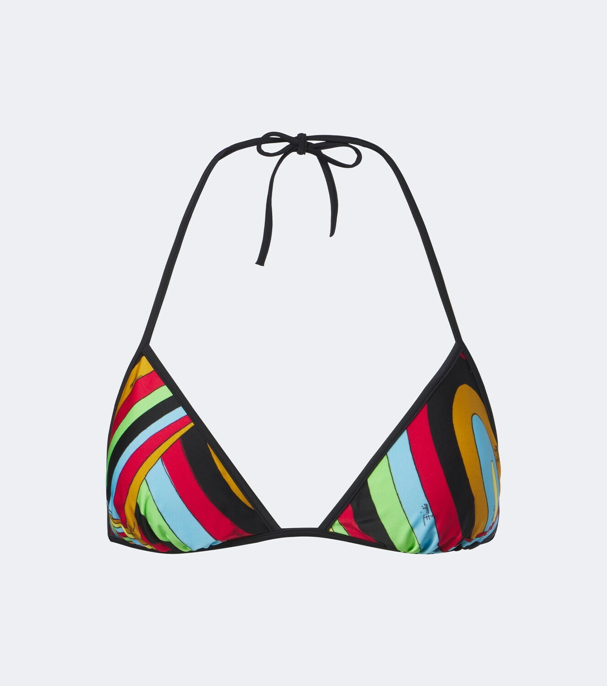 Pucci Iride triangle bikini top
