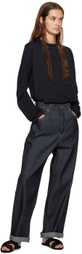 Sofie D'Hoore Black Crewneck Long Sleeve T-Shirt