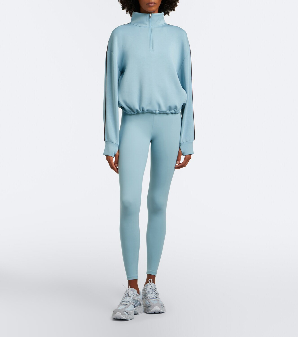 Varley Sian jersey half-zip sweatshirt