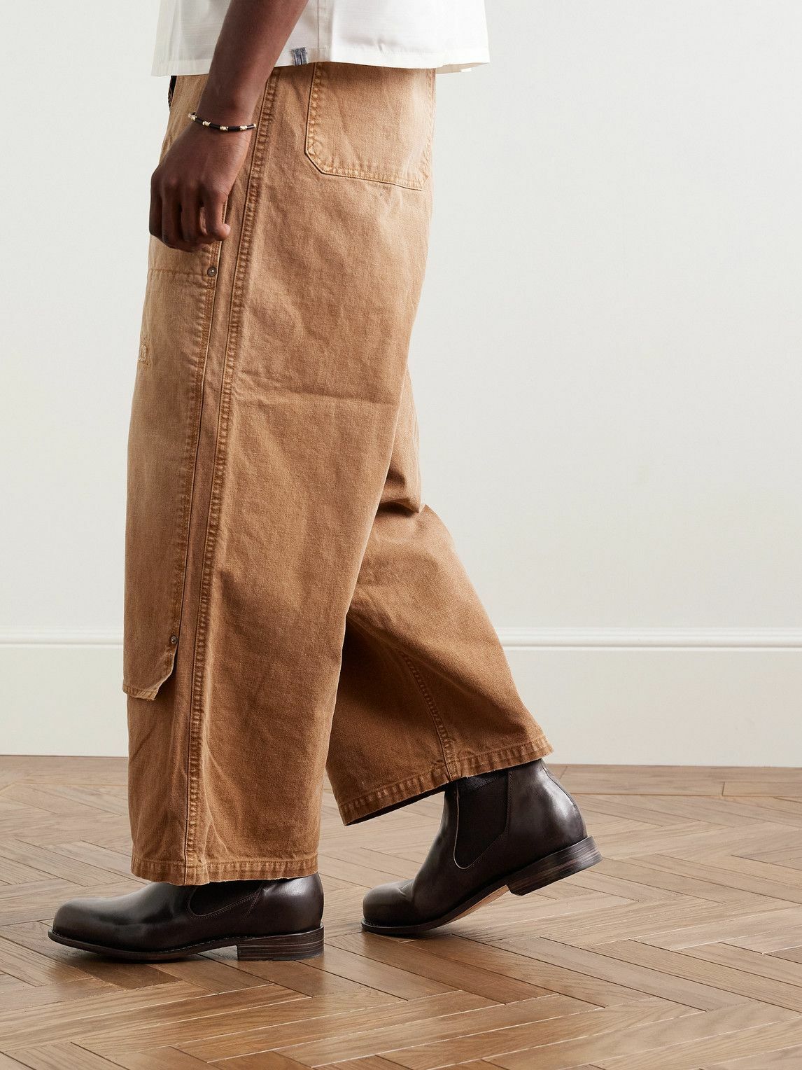 Visvim - Gornergrat Mid-Folk Leather Chelsea Boots - Brown Visvim - Gornergrat Mid-Folk Leather Chelsea Boots - Brown