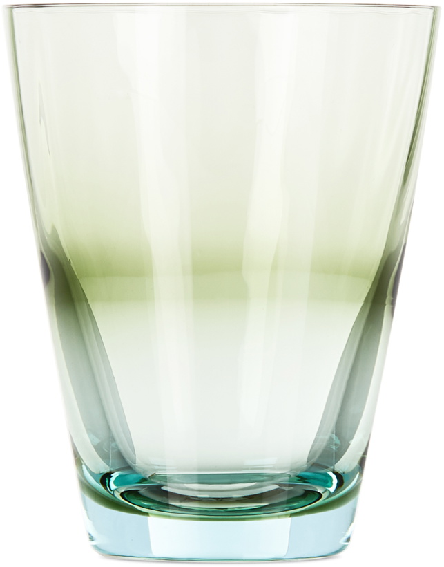 Photo: SGHR Sugahara Green & Blue Two-Tone Bico Tumbler Glass, 10.1 oz