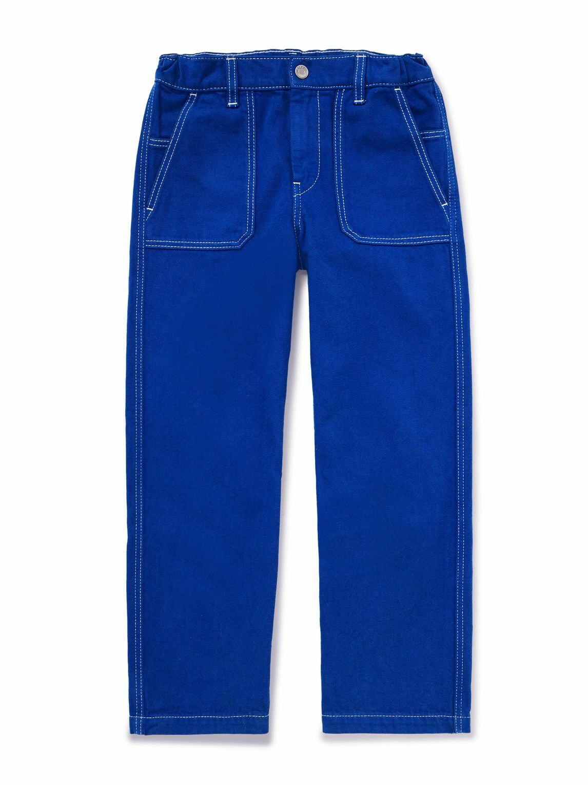 ARKET Kids - Barney Organic Cotton-Twill Trousers - Blue