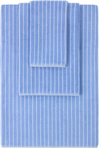 Tekla Navy Striped Towel Set, 3 pcs