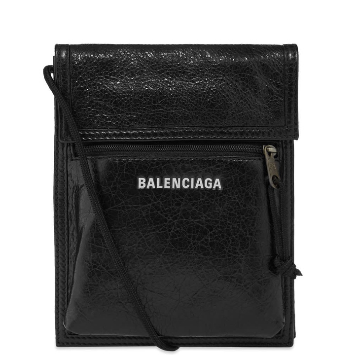 Photo: Balenciaga Logo Explorer Cross Body Bag