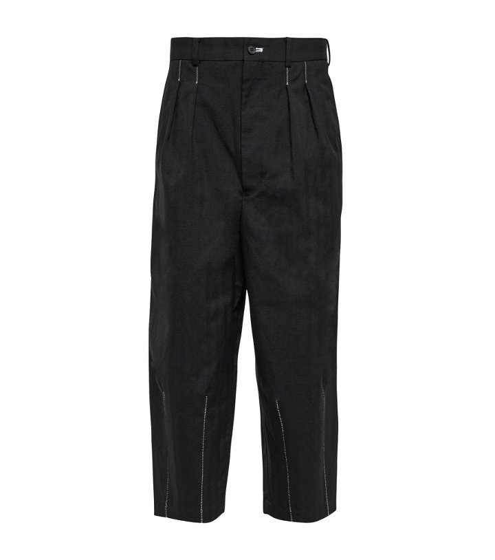 Photo: Comme des Garcons Homme - Cropped twill pants