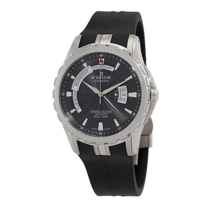 Photo: Edox Grand Ocean Automatic Grey Dial Mens Watch 83006 3CA GIN