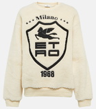 Etro - Pegaso faux shearling sweatshirt