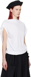 Comme des Garçons White Cape T-Shirt